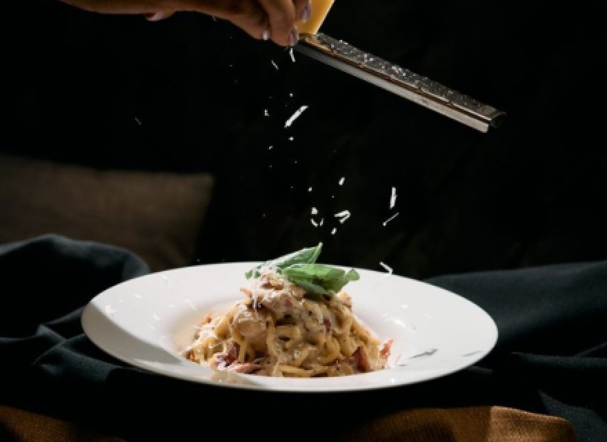 Паста карбонара (спагетти)