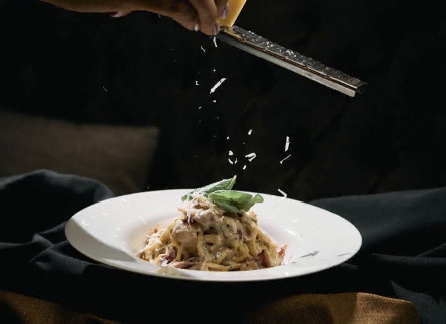 Паста карбонара (спагетти)