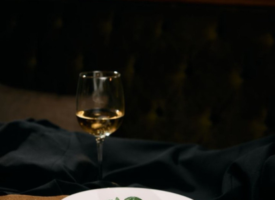 Паста с крабом и соусом цитрус